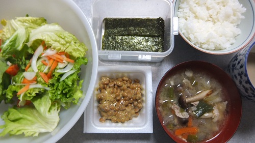 今日の朝ご飯画像