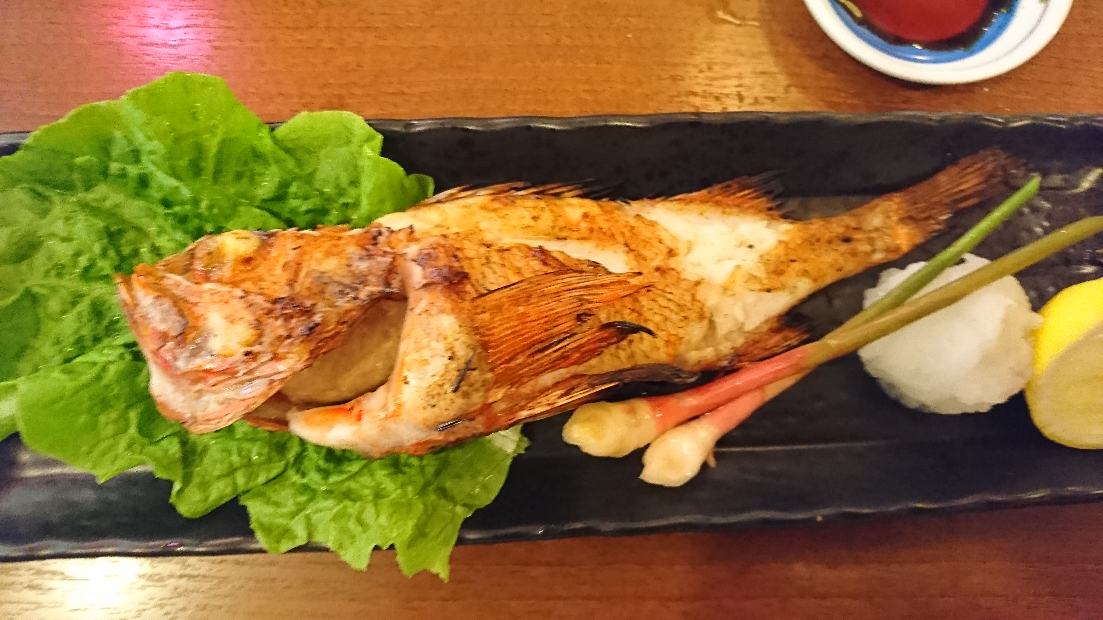 生キンキの丸ごと塩焼き 東京都板橋区のギター ウクレレ 歌の教室ブログ Ordenesギター ウクレレ 歌の教室