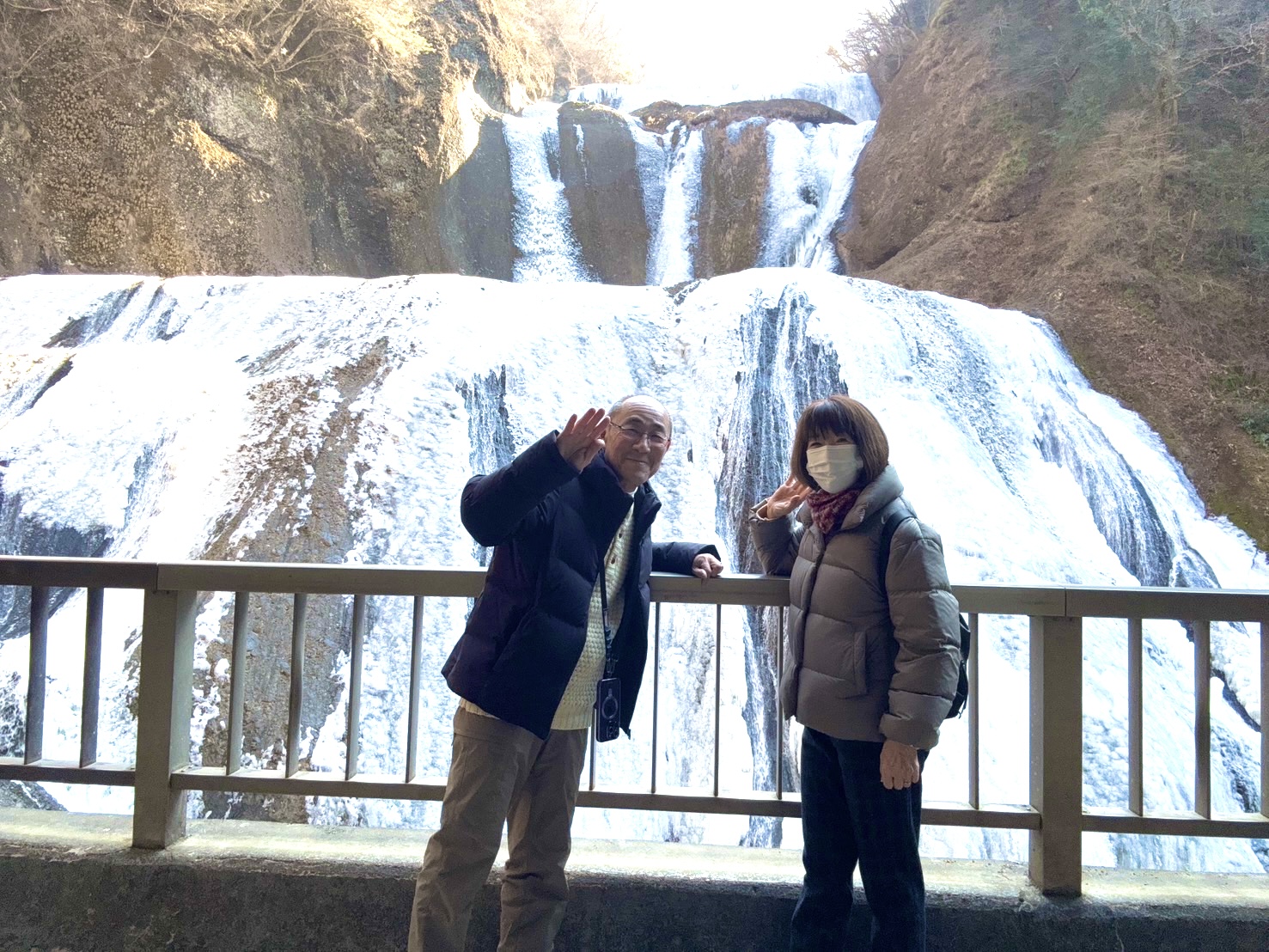 第一観瀑台 凄い凍ってますっ!!!