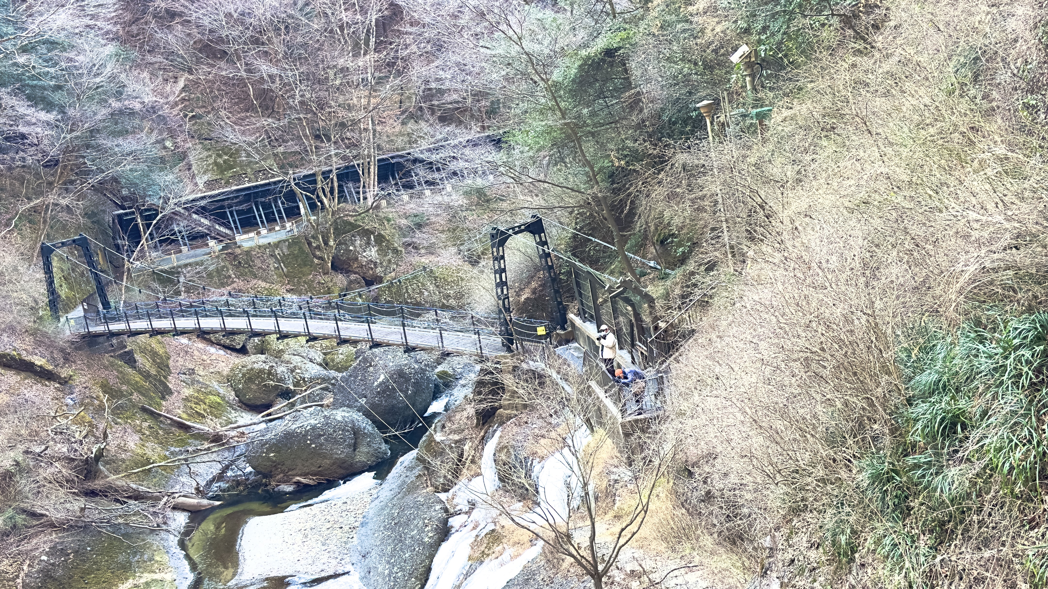 袋田の滝 吊り橋