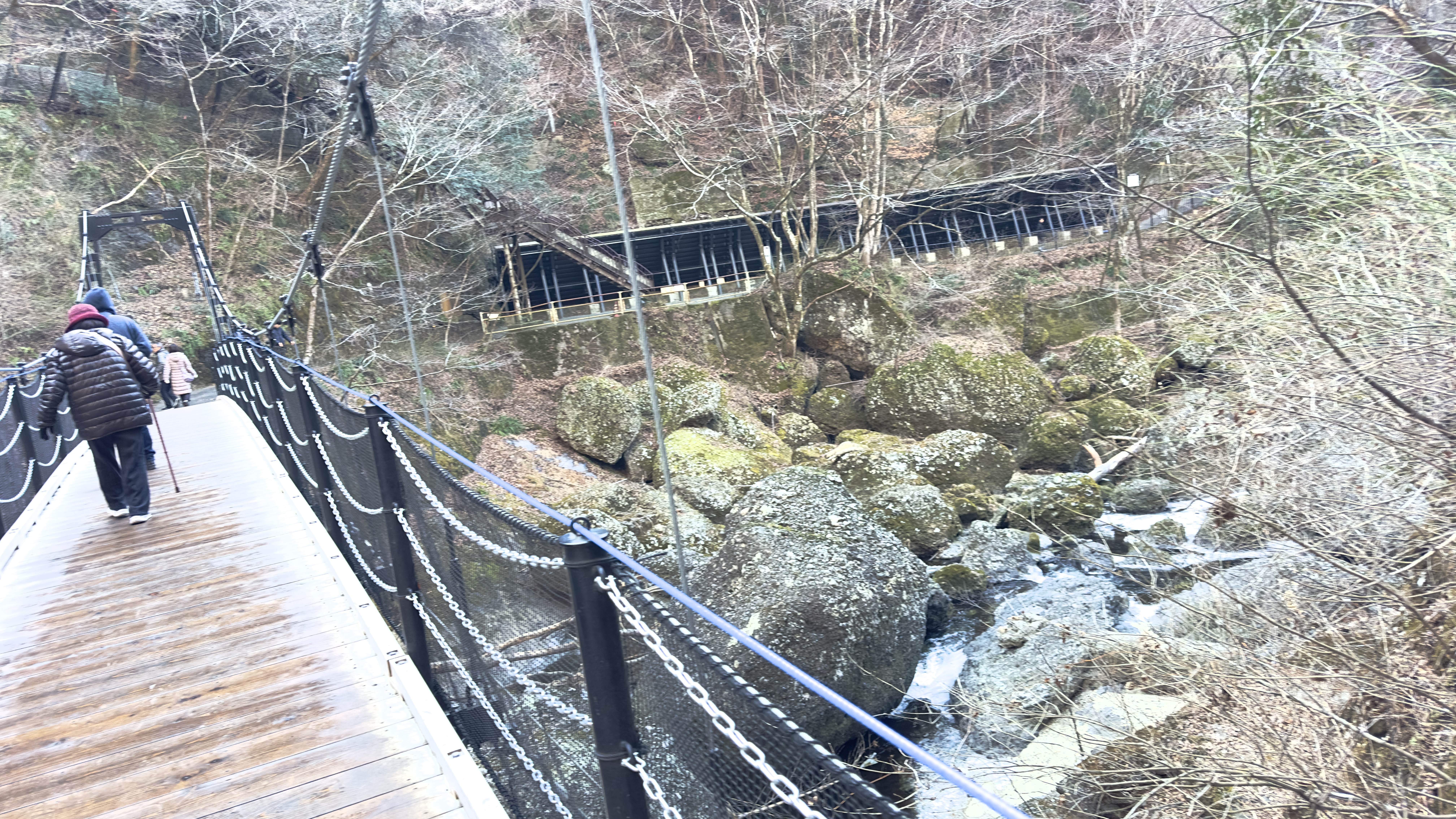 袋田の滝 吊り橋
