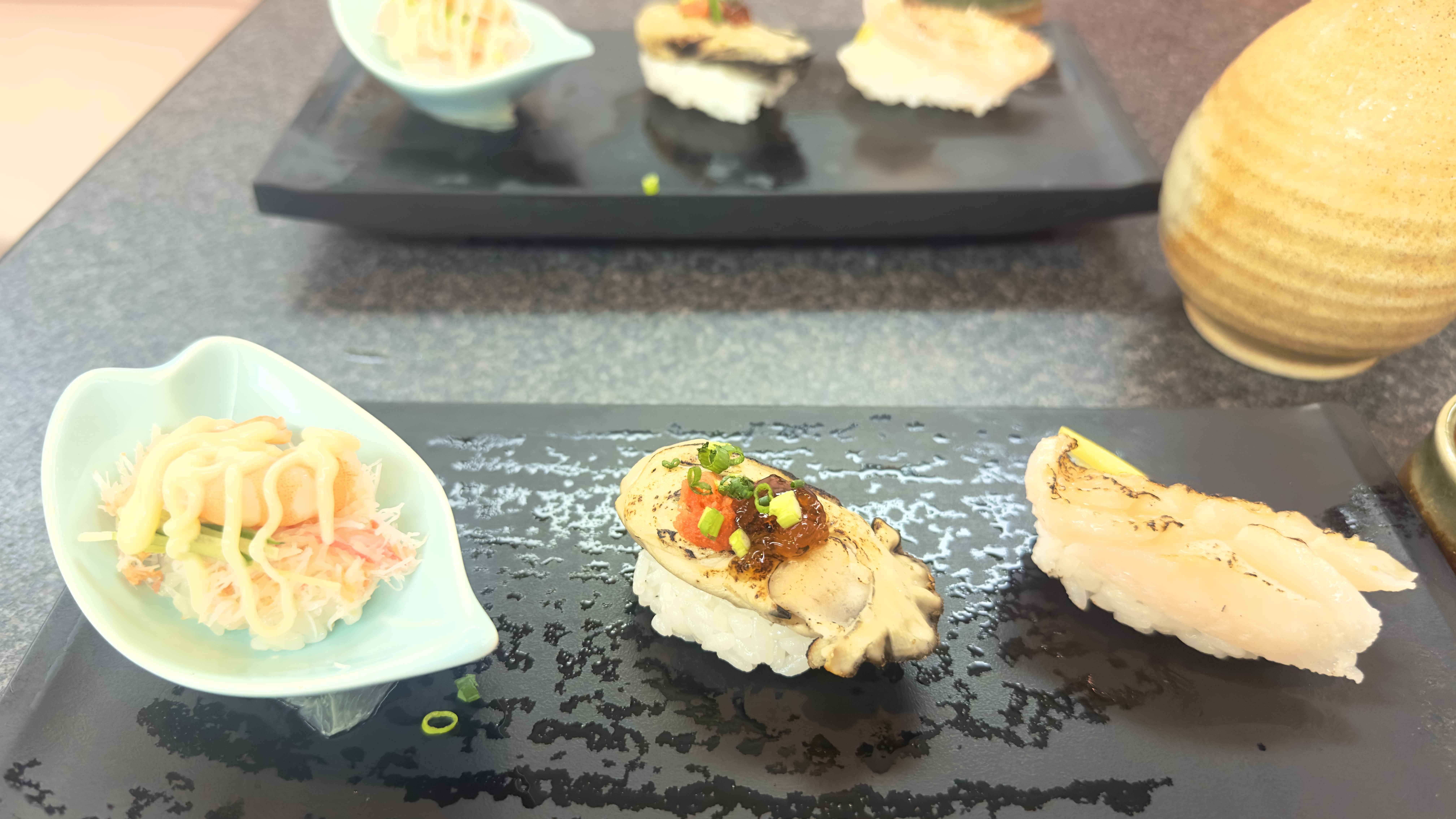 すしざんまい赤羽店 冬の三貫にぎり