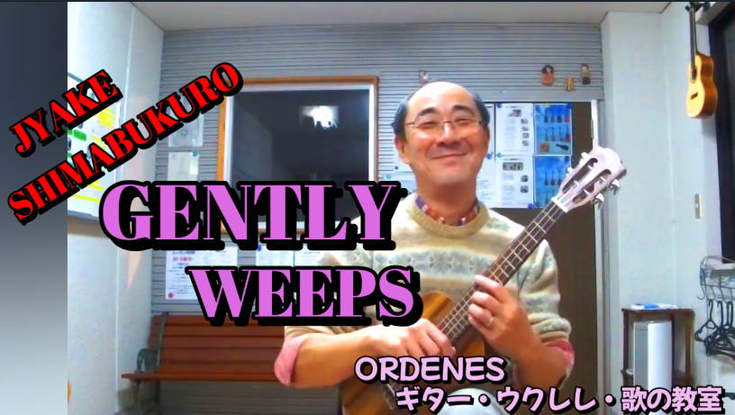  While My Guitar Gently Weepsワタクシがきさんも弾いてみました　ジェイクシマブクロ