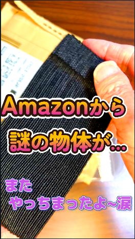 Amazonから謎の物体が…