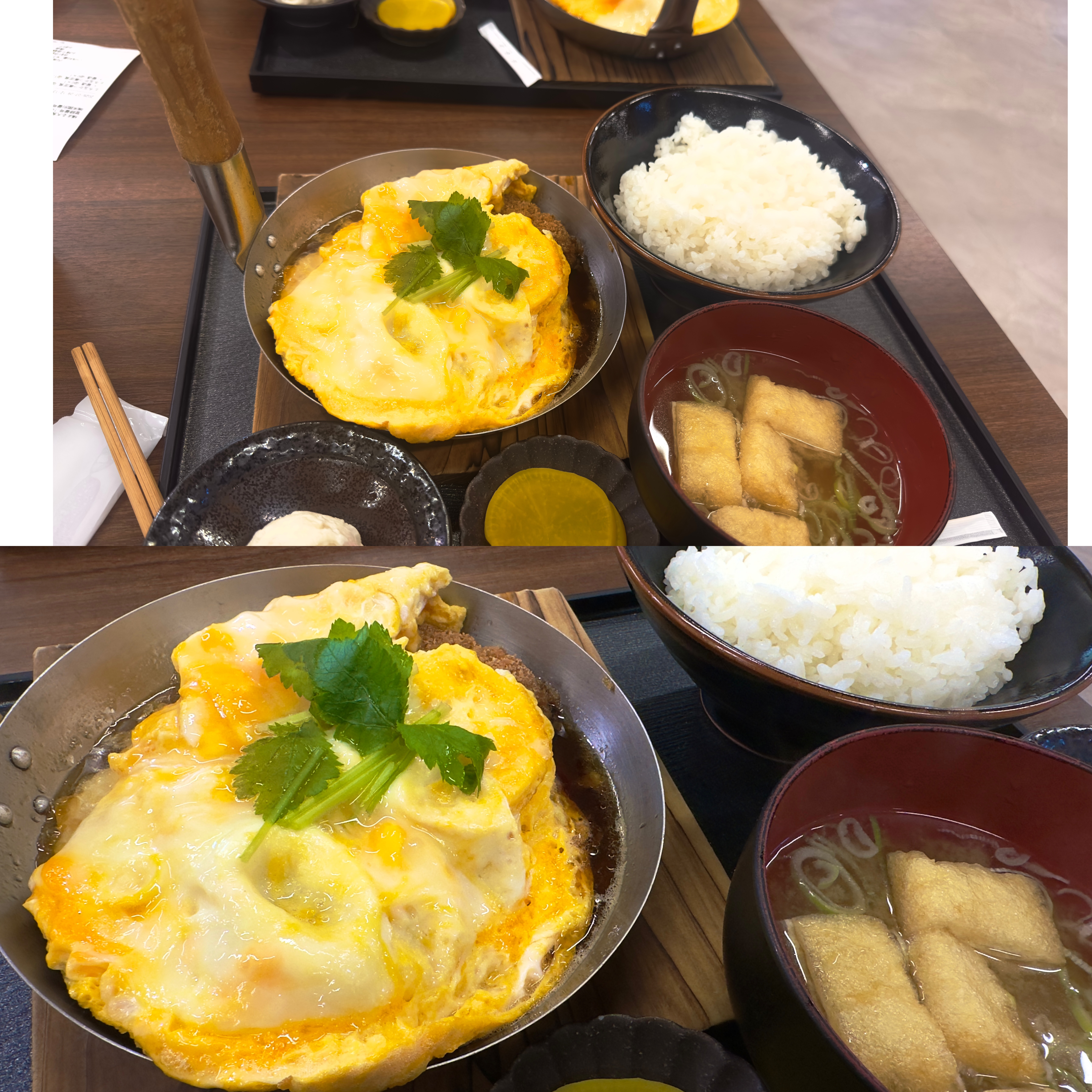 道の駅おけがわ とろ玉　かつ煮定食